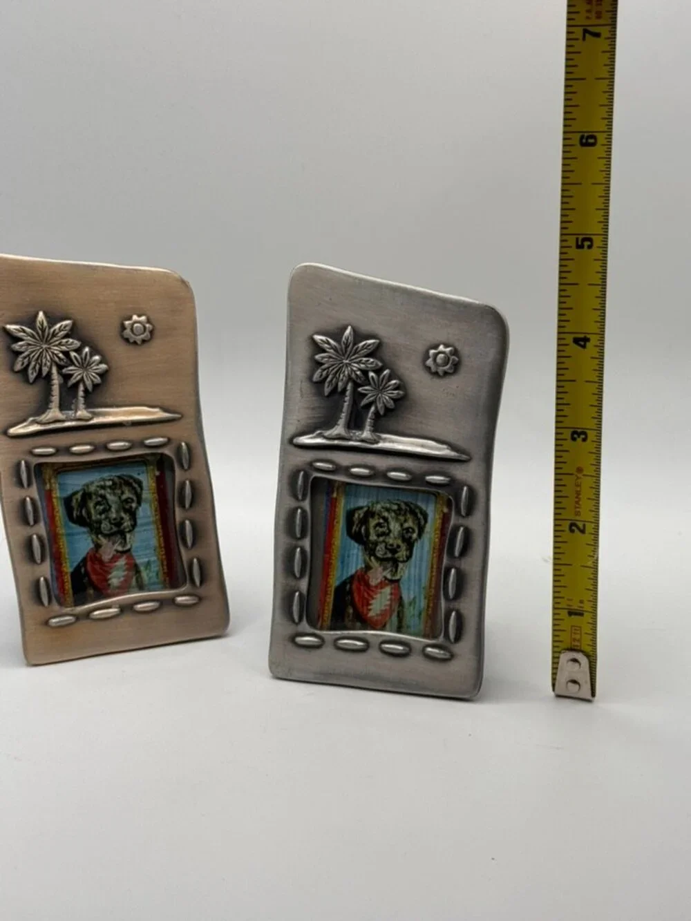 Vintage 1990s Miniature Mixed Metal Frames Set